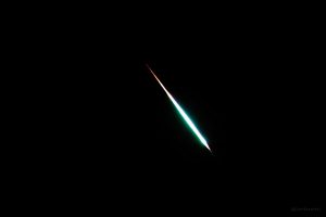 Feuerkugel (Bolid) am 12. August 2014 um 22:47 Uhr am Osthimmel