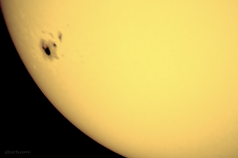 Sonnenfleckengruppe AR 2192 am 19. Oktober 2014 um 14:52 Uhr