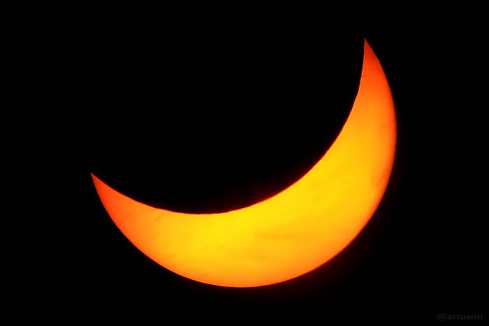 Partielle Sonnenfinsternis am 20. März 2015 um 10:48 Uhr