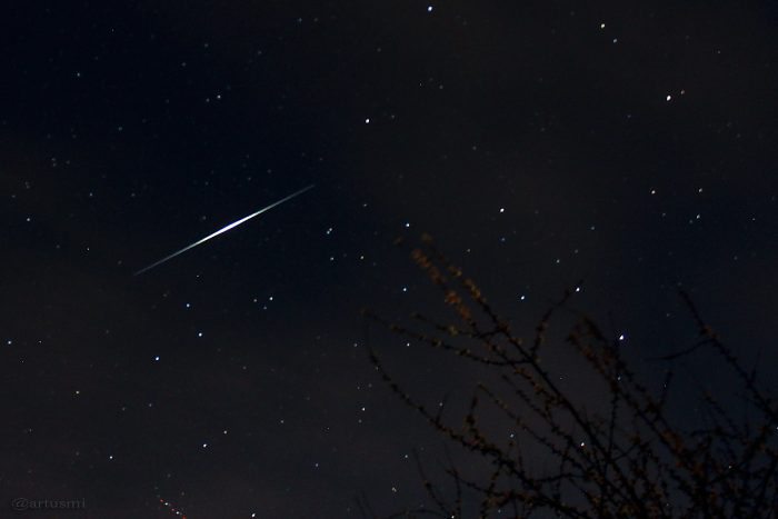 Flare des Satelliten Iridium 15 am 15. April 2015 um 22:21:02 Uhr
