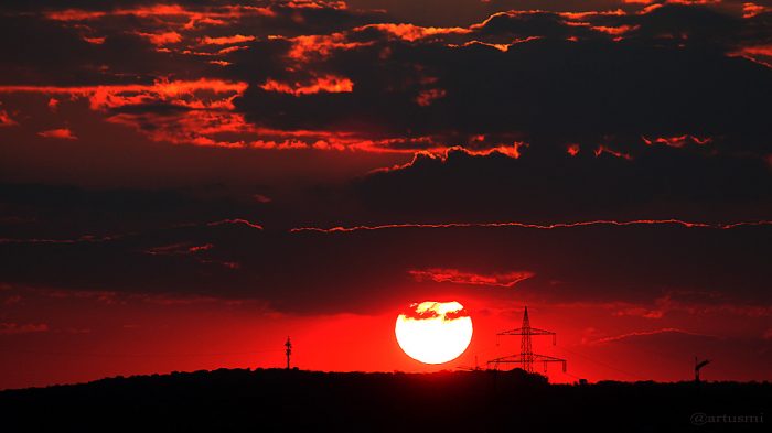 Sonnenuntergang am 10. September 2015 um 19:39 Uhr