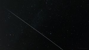 Strichspur der ISS am 11. August 2015 um 22:50 Uhr