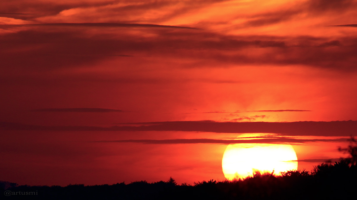 Eisingen Sunset am 31. August 2015 um 20:01 Uhr