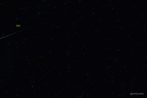 Die ISS verschwindet im Erdschatten - 14. Februar 2014 um 19:37 Uhr