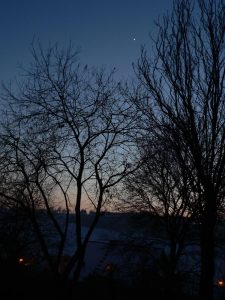 Abendstern Venus am 13. Januar 2009 um 17:32 Uhr