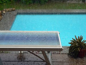Starkregen mit Hagel am 1. Juli 2009 um 19:43 Uhr