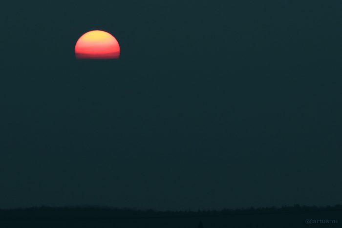 Sonnenuntergang am 15. März 2015 um 18:07 Uhr