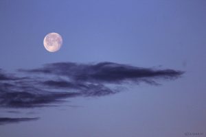Abnehmender Mond am 6. Mai 2015 um 06:24 Uhr