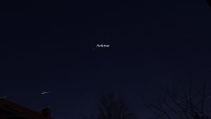 Meteor zwischen Schlange und Nördlicher Krone am 27. Dezember 2015 um 05:11 Uhr