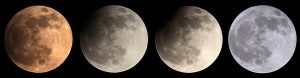 Verlauf der partiellen Mondfinsternis am 25. April 2013