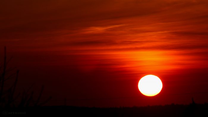 Sonnenuntergang am 14. März 2016 um 18:17 Uhr