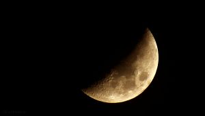 Zunehmender Mond am 15. März 2016 um 00:00 Uhr