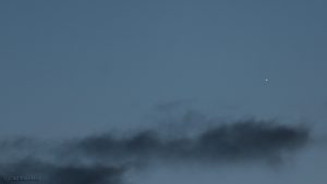 Merkur am 13. April 2016 um 20:48 Uhr am Westhimmel