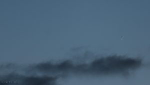 Merkur am 13. April 2016 um 20:48 Uhr am Westhimmel