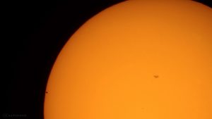 Merkurtransit am 9. Mai 2016 um 13:17 Uhr