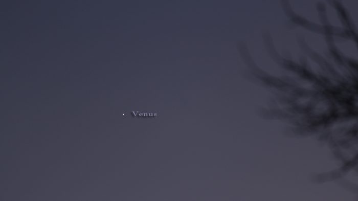 Venus als Abendstern am Südwesthimmel - 28. November 2016, 16:56 Uhr