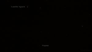 Neptun am 18. Januar 2017 um 19:00 Uhr
