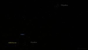 Plejaden und Hyaden am 18. Januar 2017 um 20:29 Uhr