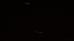 Pollux und Vesta am 18. Januar 2017 um 21:00 Uhr