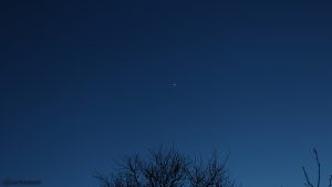 Mars und Venus am 27. Januar 2017 um 17:48 Uhr