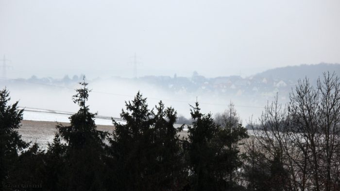 Regen, Nebel und Glatteis - Wetterbild vom 30. Januar 2017 um 10:31 Uhr