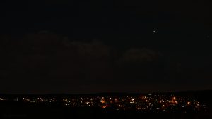 Abendstern Venus am 9. März 2017 um 19:58 Uhr