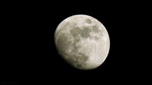 Zunehmender Mond am 9. März 2017 um 20:07 Uhr