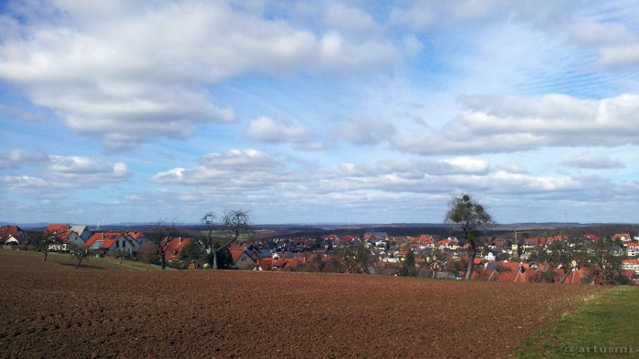 Klare Sicht auf Eisingen am 10. März 2017 um 13:01 Uhr
