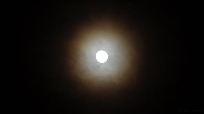 Mond trifft Regulus am 10. März 2017 um 23:29 Uhr