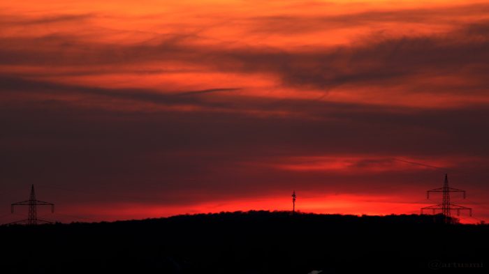 Sonnenuntergang am 30. März 2017 um 19:45 Uhr