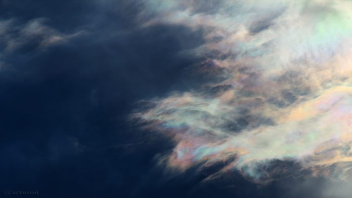 Irisierende Wolken - 13. Mai 2017, 18:42 Uhr