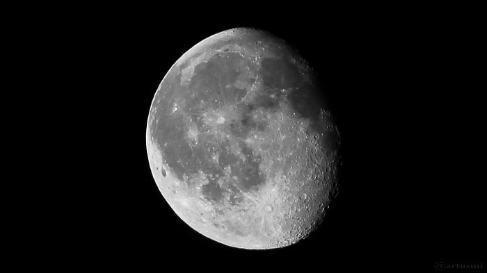 Abnehmender Mond am 15. Mai 2017 um 03:26 Uhr