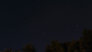 Flare des Satelliten Iridium 81 am 17. Mai 2017 um 22:57 Uhr