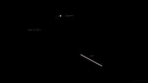 Jupiter und ISS am 25. Mai 2017 um 22:39:53 Uhr