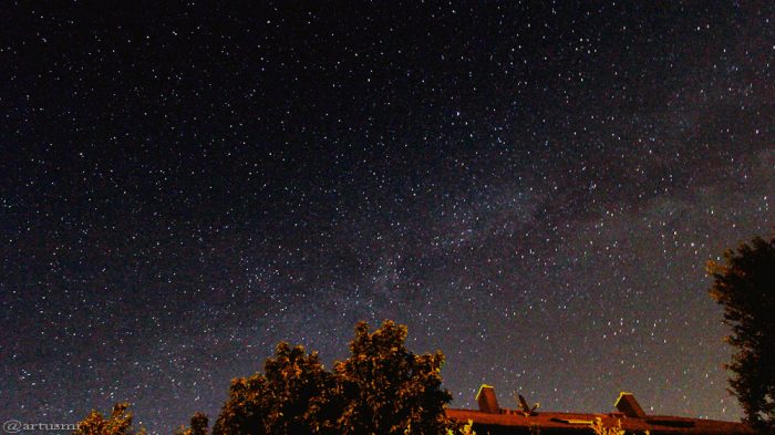 Die Milchstraße am 26. Mai 2017 um 01:58 Uhr am Osthimmel von Eisingen