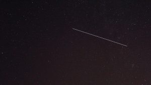 Strichspur des Überflugs der ISS am 21. Juli 2017 um 02:03 Uhr