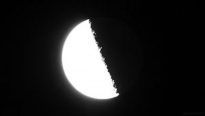 Mond bedeckt 5 Tau - 15. August 2017, 04:48:26 Uhr