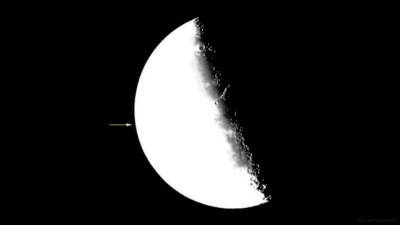 Mond bedeckt 5 Tau - 15. August 2017, 04:49:39 Uhr