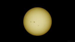 Sonnenfleckenaktivität am 3. September 2017 um 13:51 Uhr