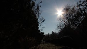 Stand der Sonne am 1. Dezember 2012 um 10:59 Uhr
