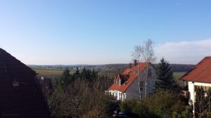 Wetterbild vom 9. Januar 2018 um 13:59 Uhr - mit 7 °C ist es für die Jahreszeit zu mild. Im Januar 2018 gab es noch keinen Frosttag.