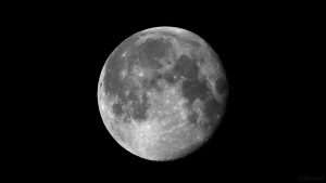 Abnehmender Mond am 2. Februar 2018 um 05:56 Uhr