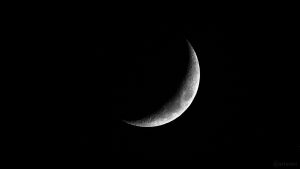 Zunehmender Mond am 21. März 2018 um 18:59 Uhr