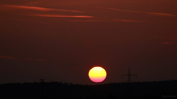 Sonnenuntergang am 24. März 2018 um 18:33 Uhr