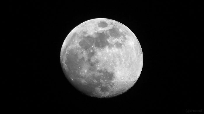Zunehmender Mond am 29. März 2018 um 20:29 Uhr