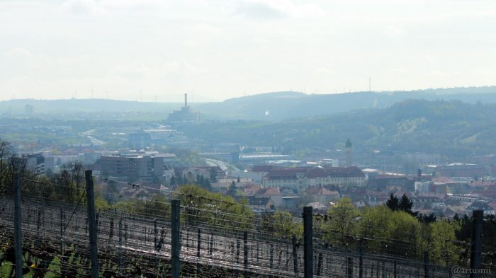 Würzburg: Blick in Richtung Müllheizkraftwerk