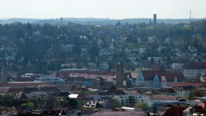 Würzburg: Blick in Richtung Frauenland