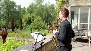Erbachshof Art Project - Saxophonist Cornelius Wünsch