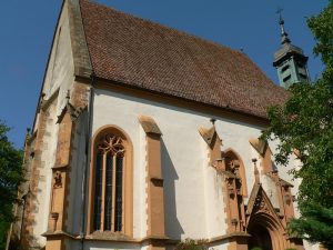 Wallfahrtskirche Maria im Weingarten bei Volkach im Lkr. Kitzingen