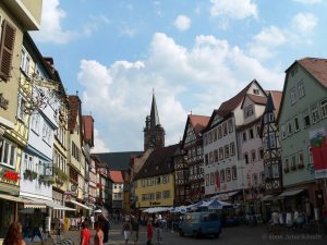 Marktplatz in Wertheim am Main